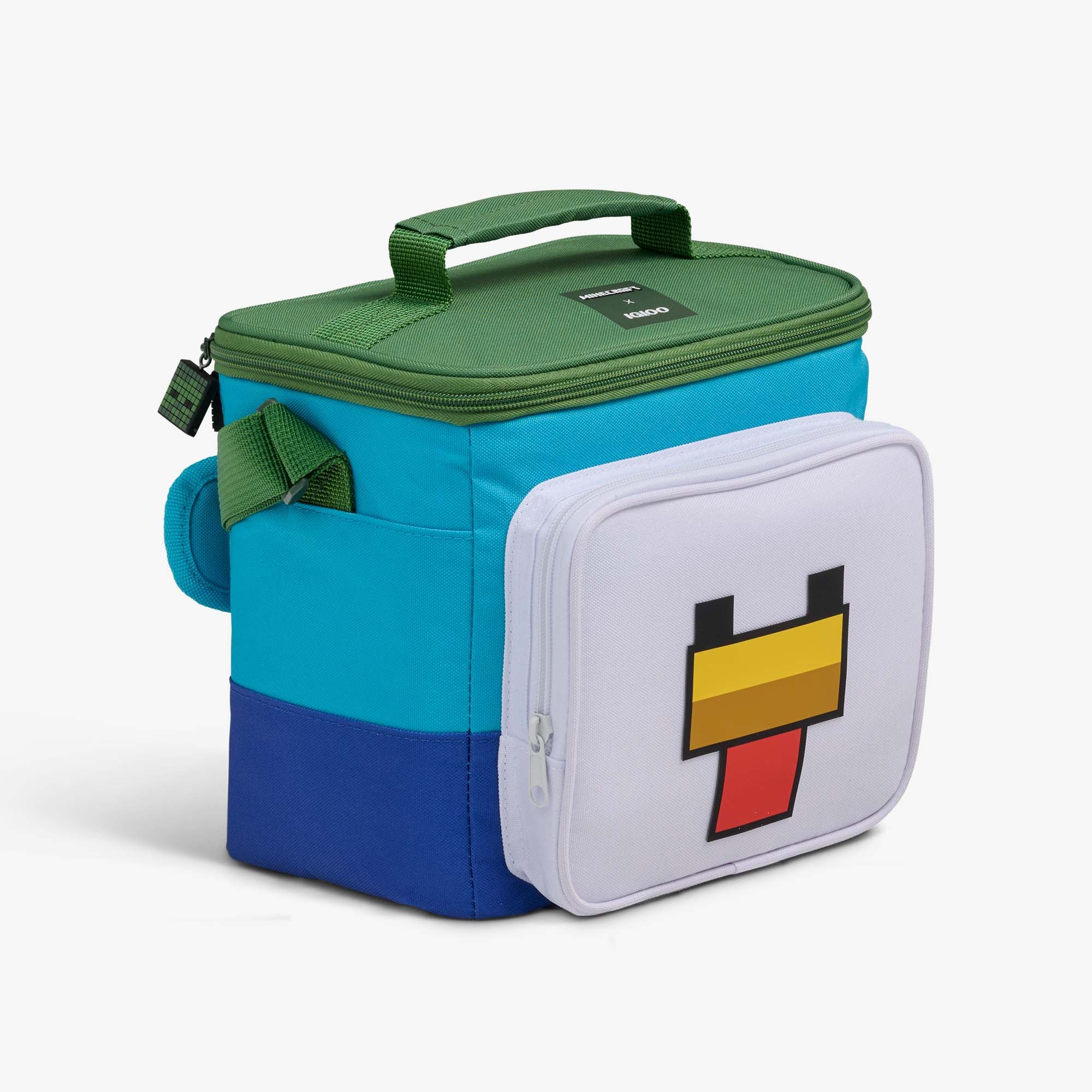 Minecraft Chicken Jockey Square Lunch Cooler Bag - Image 5