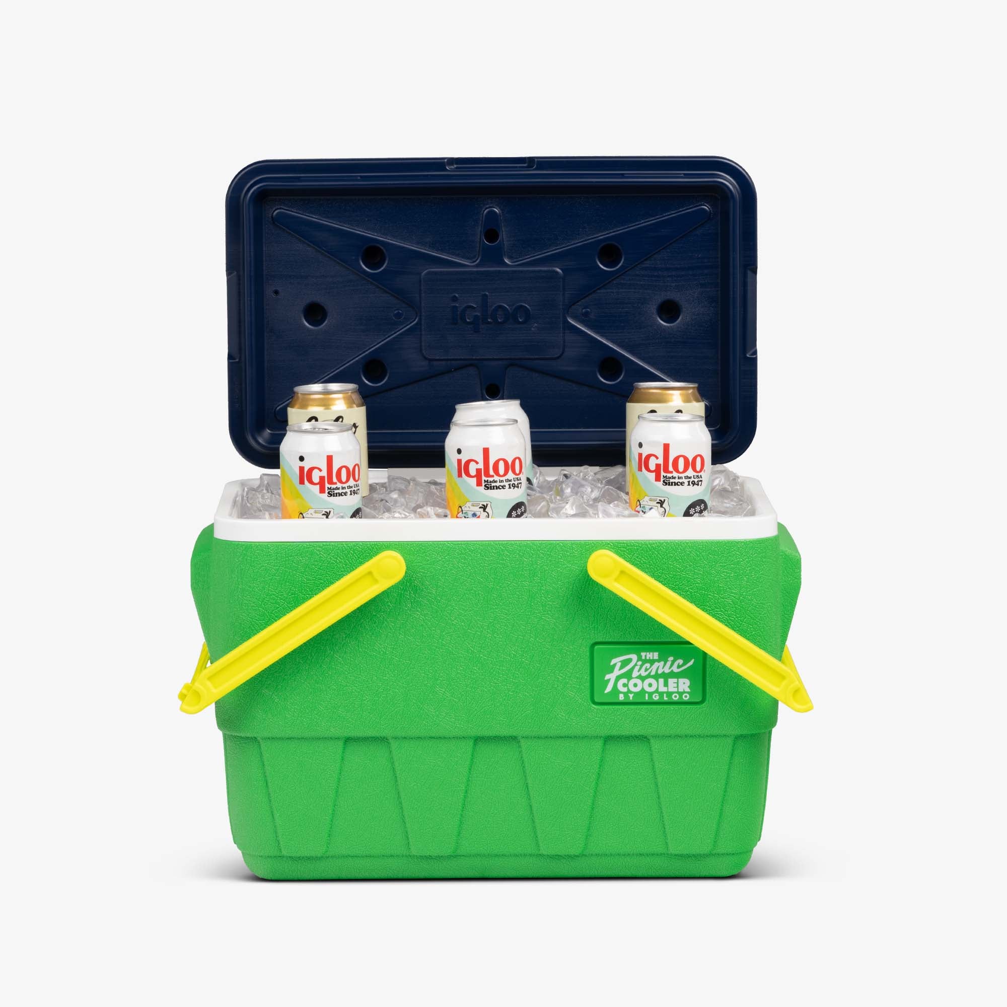 Retro Picnic Basket 25 Qt Cooler - Image 9