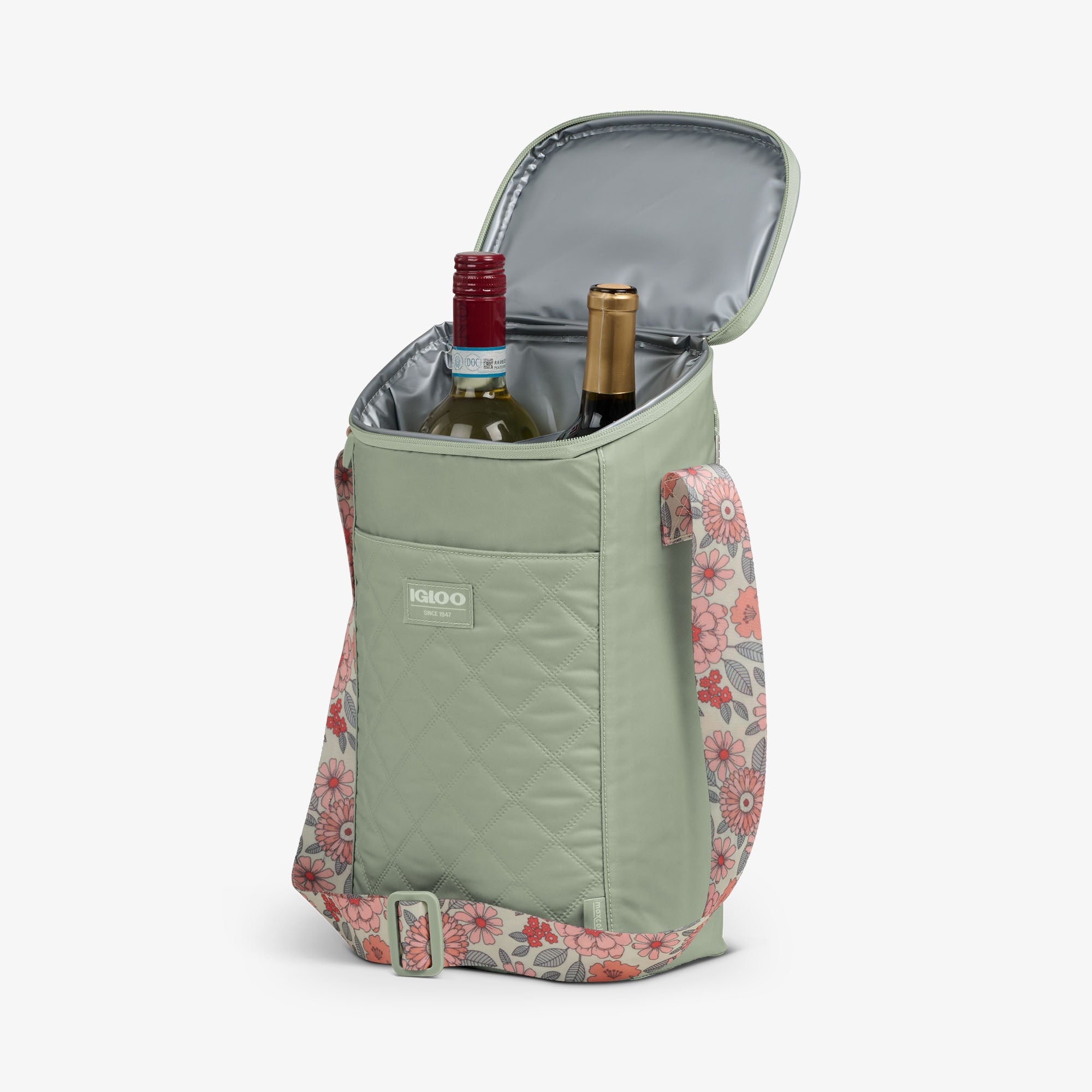 Floral MaxCold® DUO Vertical Crossbody Cooler Bag - Image 3