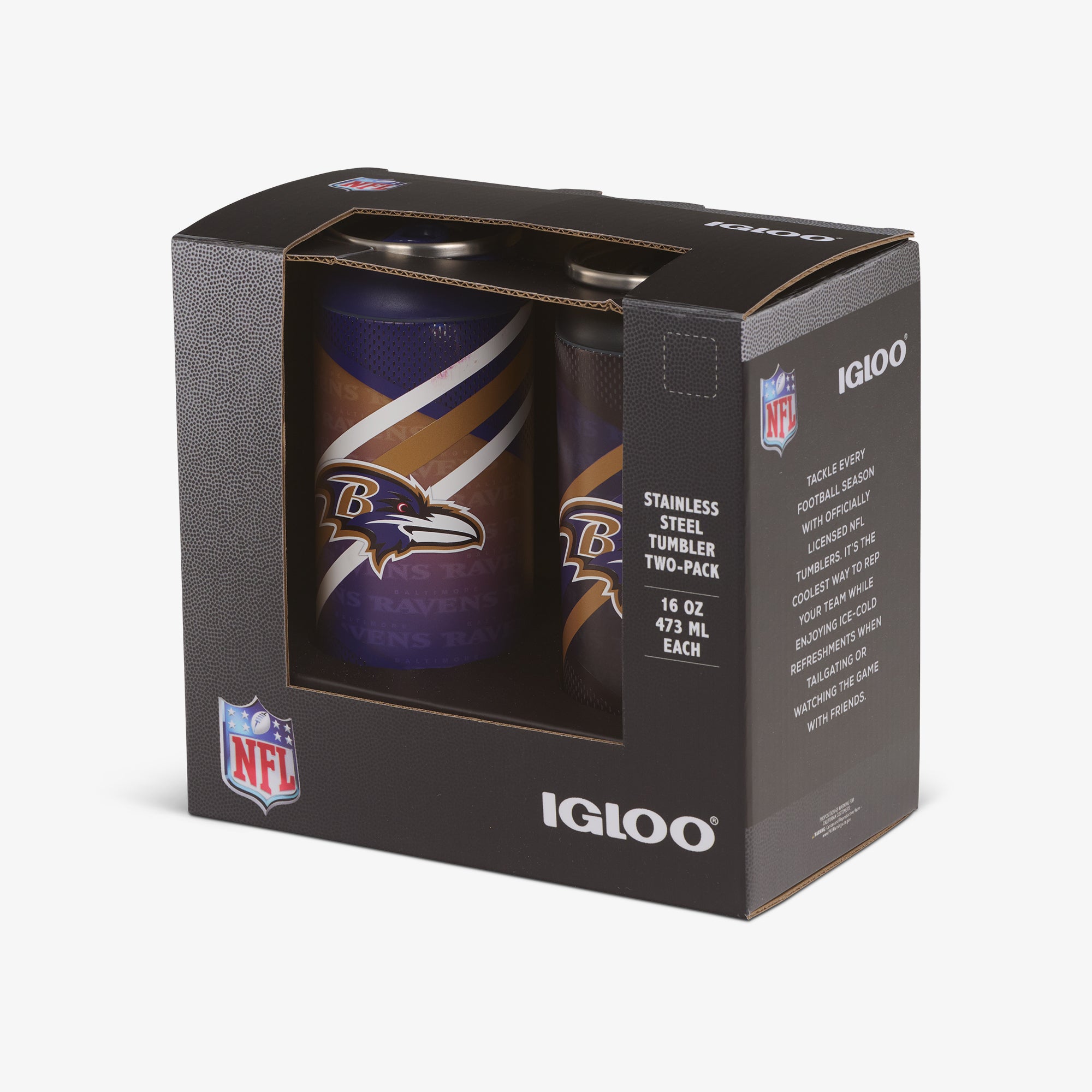 Baltimore Ravens Home & Away 16 Oz Can 2-Pack - Image 5